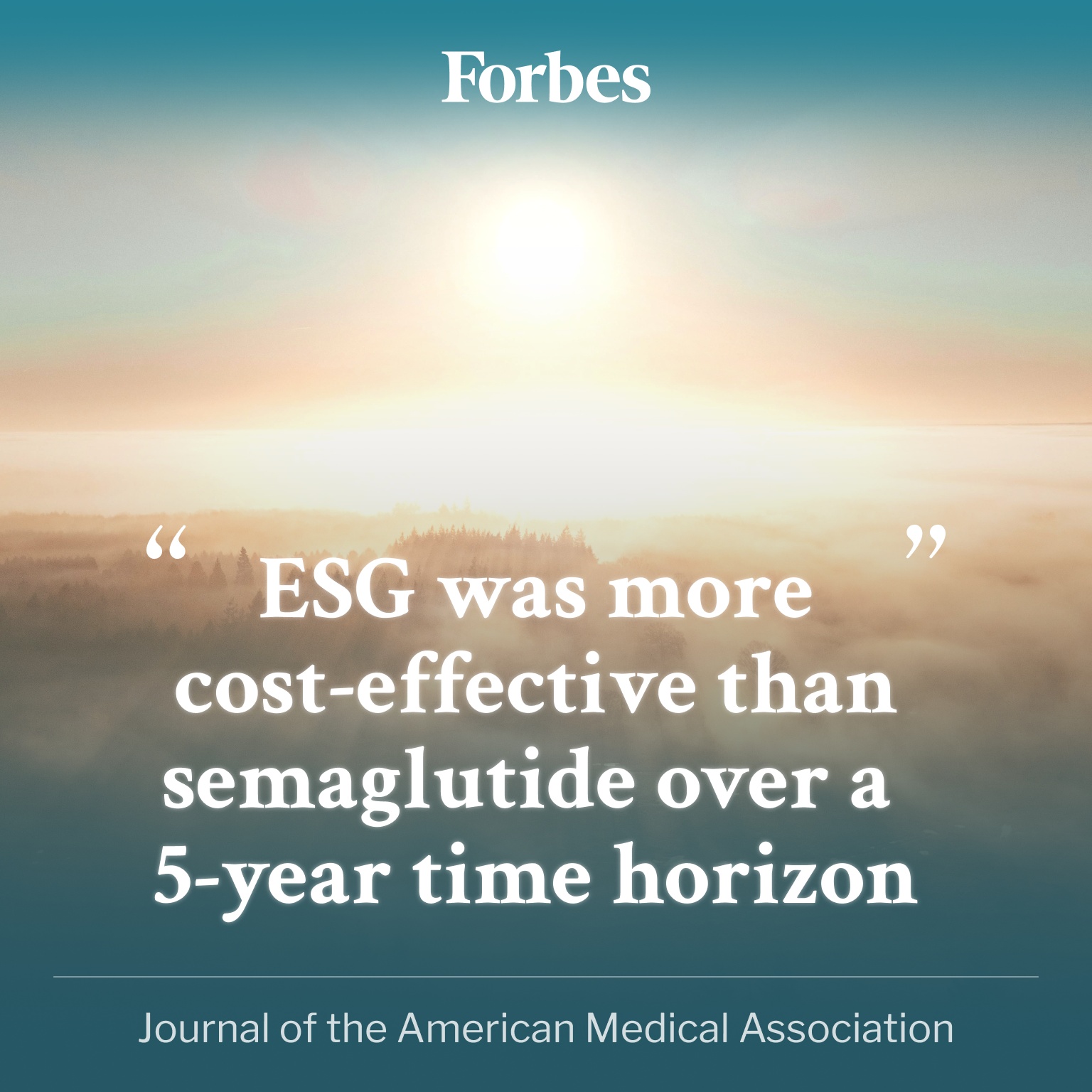JAMA Quote on ESG weight loss cost effectiveness relative to semaglutide